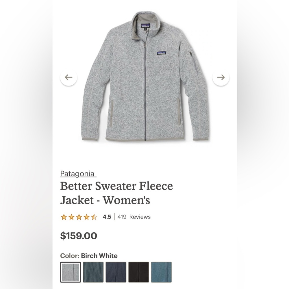 Patagonia better sweater